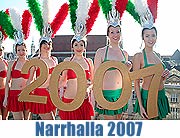 Vorstellung der Narrhalla und der Narrhalla Garde und des Narrhalla Mottos für 2007: "114 Jahre Narrhalla - Calde notti italiane (Heiße italienische Nächte)" heißt es bis zum Faschingsdienstag (Foto: Martin Schmitz)